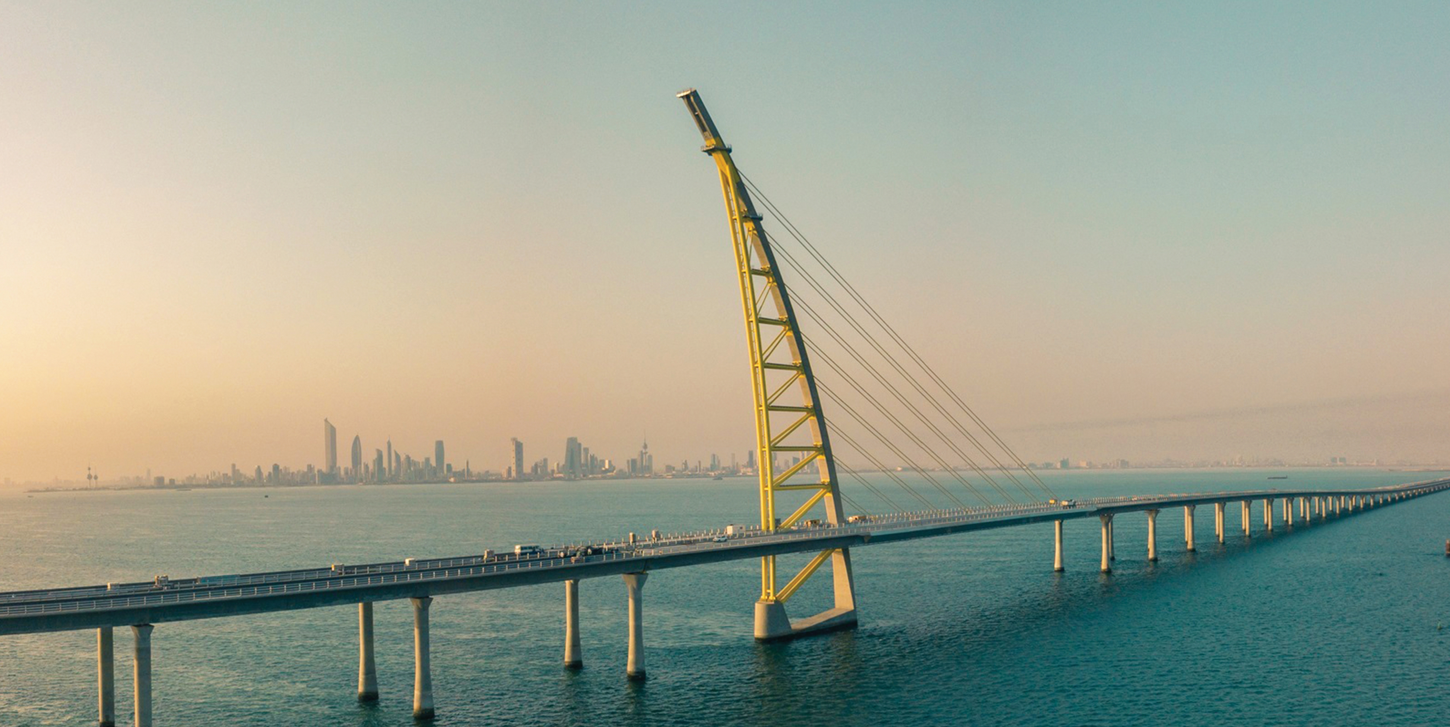 Построиха най-дългия мост в Кувейт