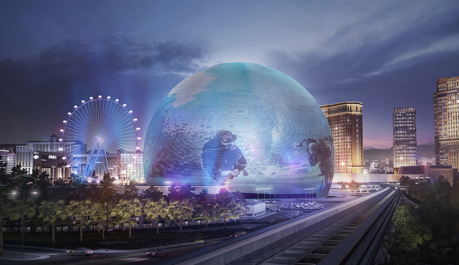 Сферична суперструктура се строи в Лас Вегас
